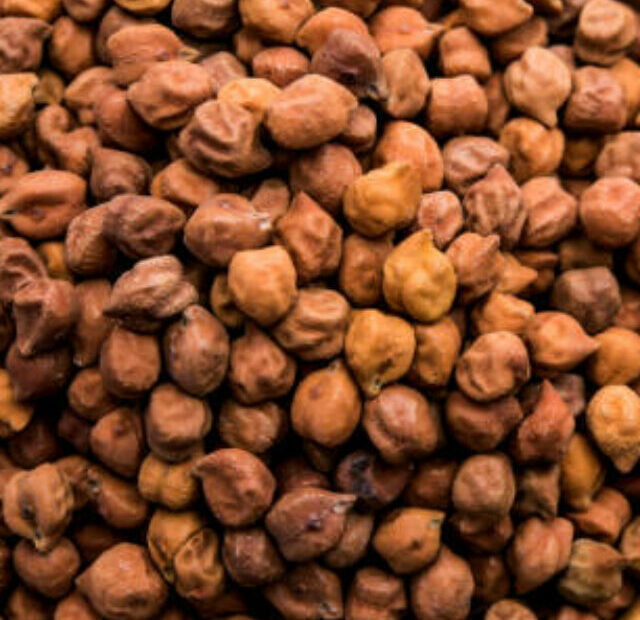 Black Chick Pea or Kala Chana in a bowl, selective focus