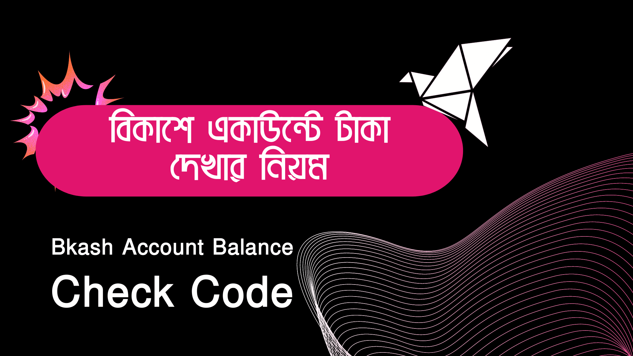 Bkash Account Balance Check Code